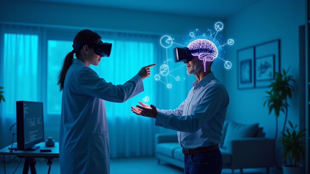 Investigación sobre el uso de la realidad virtual para el diagnóstico del Alzheimer en un laboratorio de neurociencia