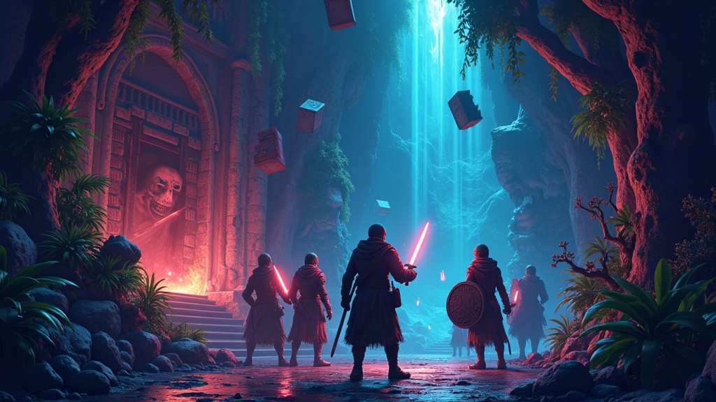 Pixel Dungeon VR análisis cooperativo