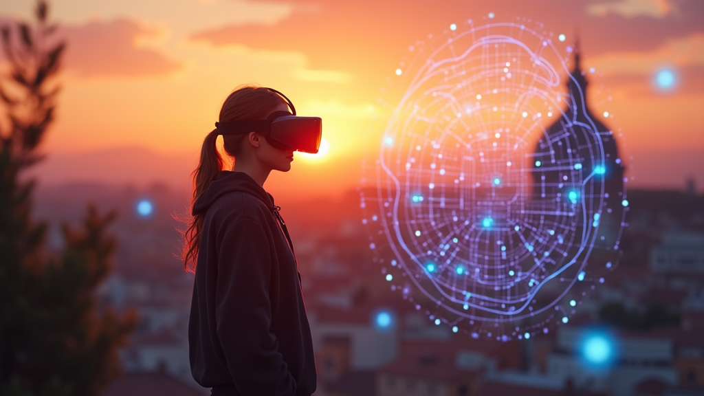 Representantes de Minsait durante una charla sobre la colaboración para la formación en Realidad Virtual con iLERNA.