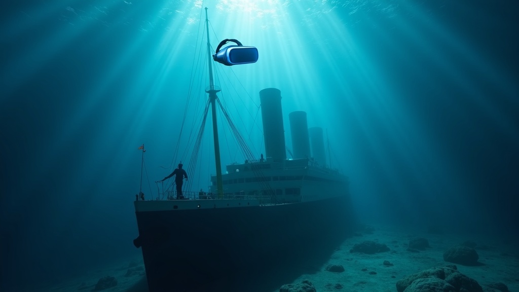 Recreación detallada del RMS Titanic para la experiencia VR de Sevilla