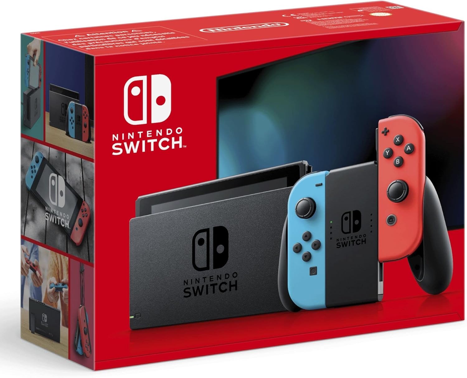 Comprar Nintendo Switch al mejor precio con los colores Neón Azul y Rojo