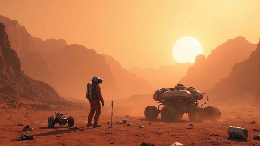 Análisis del paisaje marciano fotorrealista en la experiencia VR de Surviving Mars: Pioneer