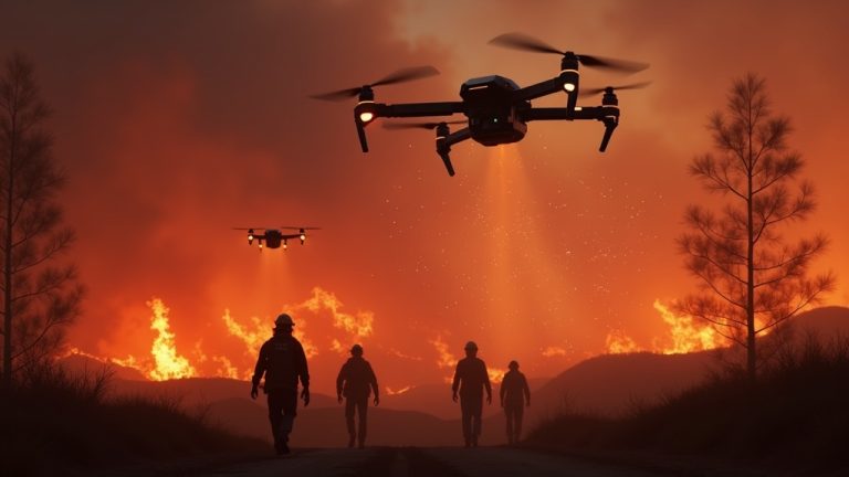 Robots para incendios forestales