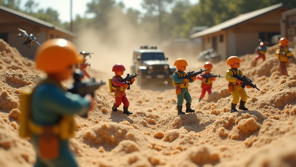 Plastic Battlegrounds simulador guerra juguetes, realidad virtual, VR, análisis juegos VR