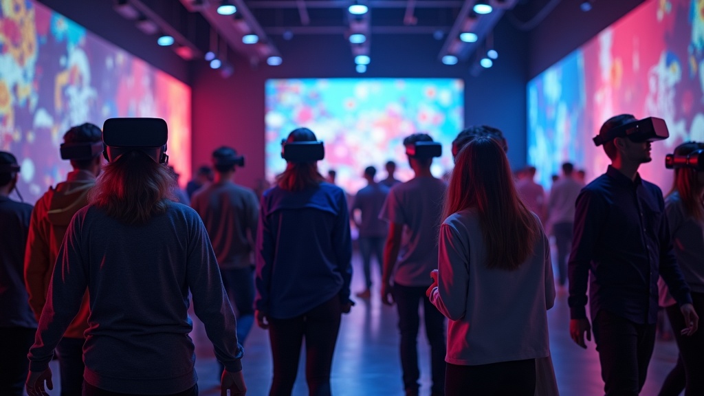 Detalle de los visores y mandos de realidad virtual de alta gama utilizados en las experiencias VR de Virtua Barcelona.