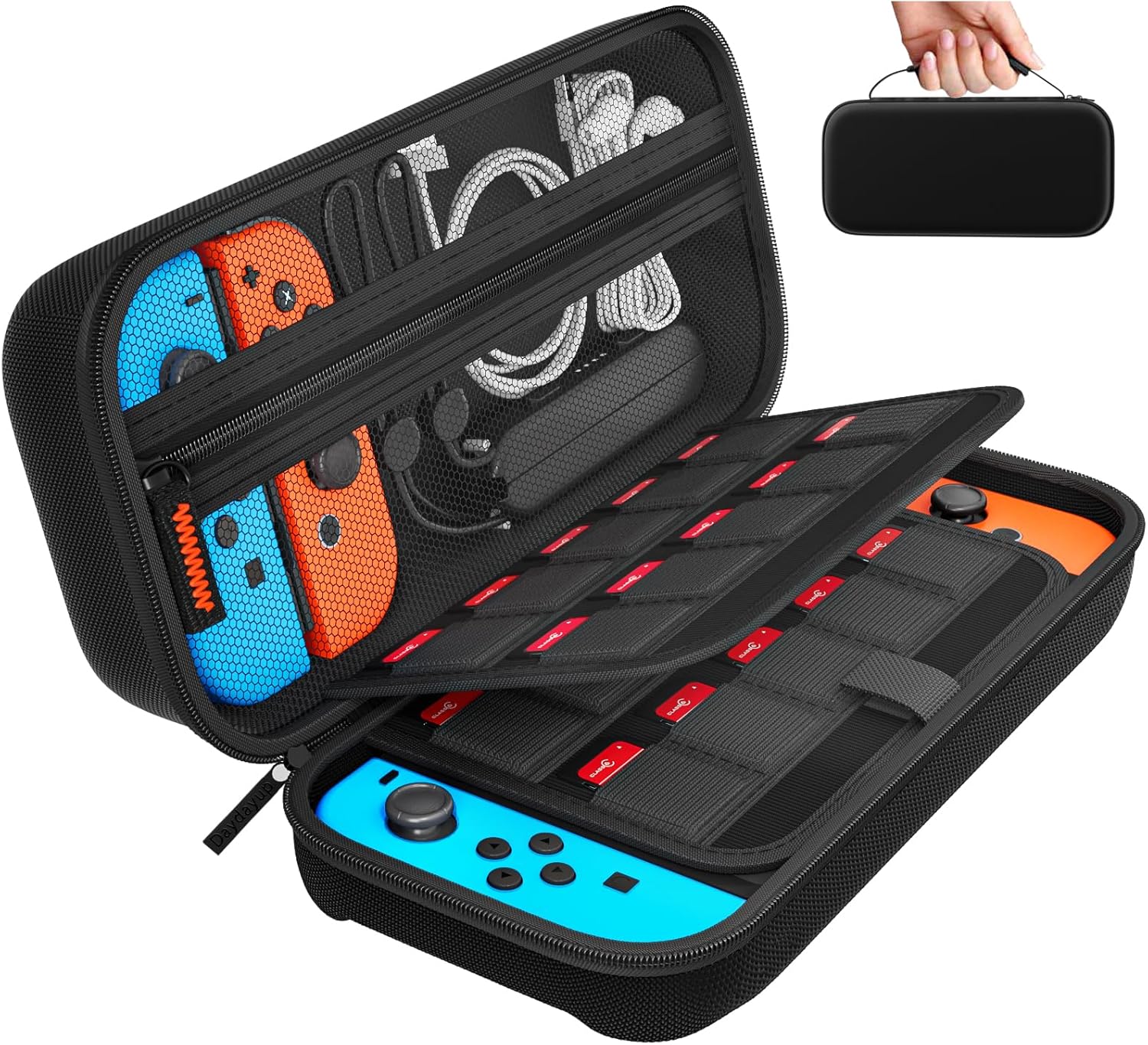 Llamada a la acción para comprar la funda daydayup para Nintendo Switch y proteger la consola.