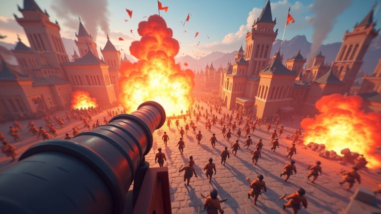 Cannoneer VR juego de destrucción
