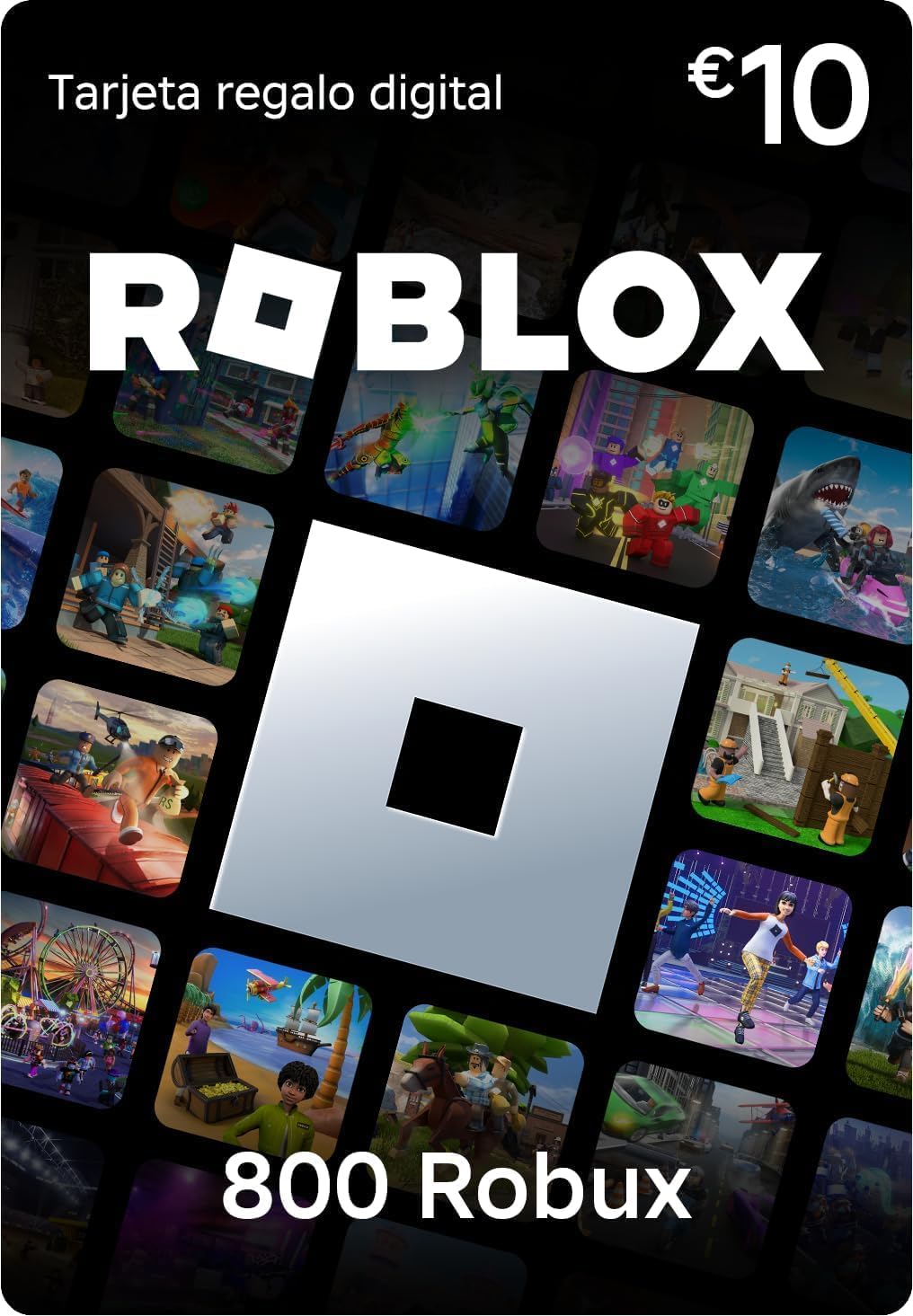Tarjeta regalo de Roblox de 800 Robux lista para ser comprada