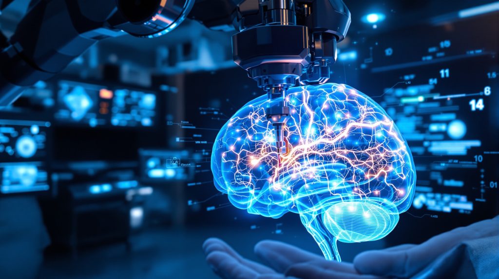 resección robótica tumor intracraneal
