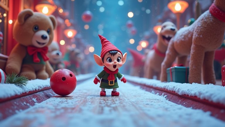 Jingle Strike VR bolos navideños