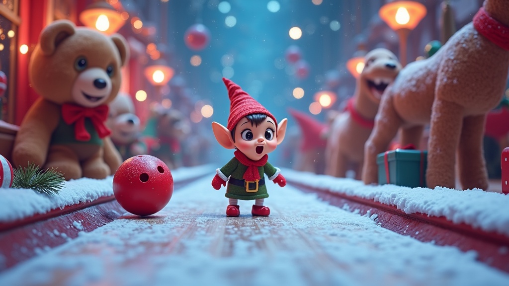 Jingle Strike VR bolos navideños