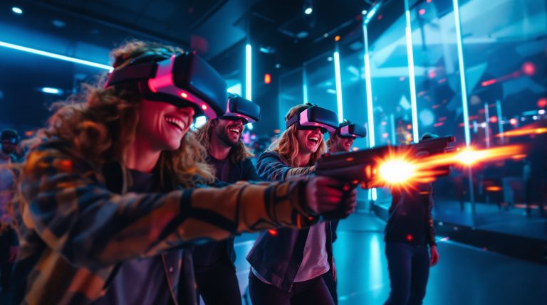 Laser Tag VR por equipos