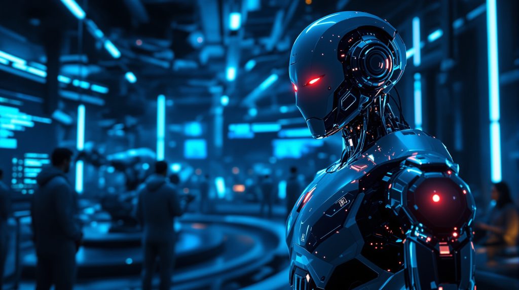 robot T-800 soldado artificial