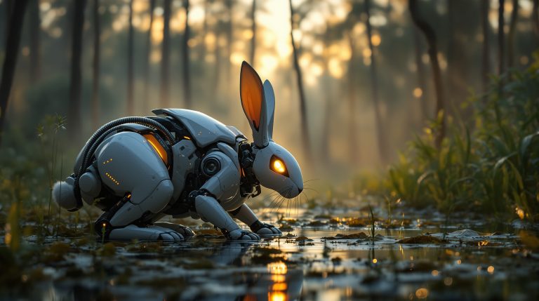 conejos robot pitones Everglades