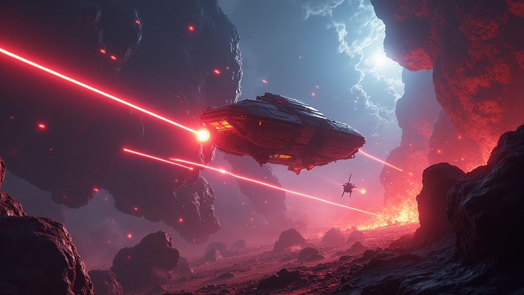 VR Blasteroids el shooter arcade