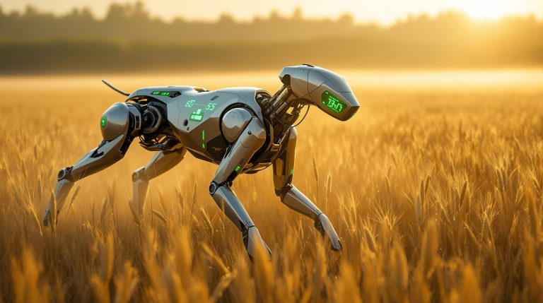 perro robot agrícola