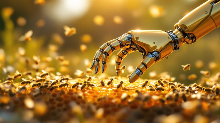 RoboBee comunicación abejas