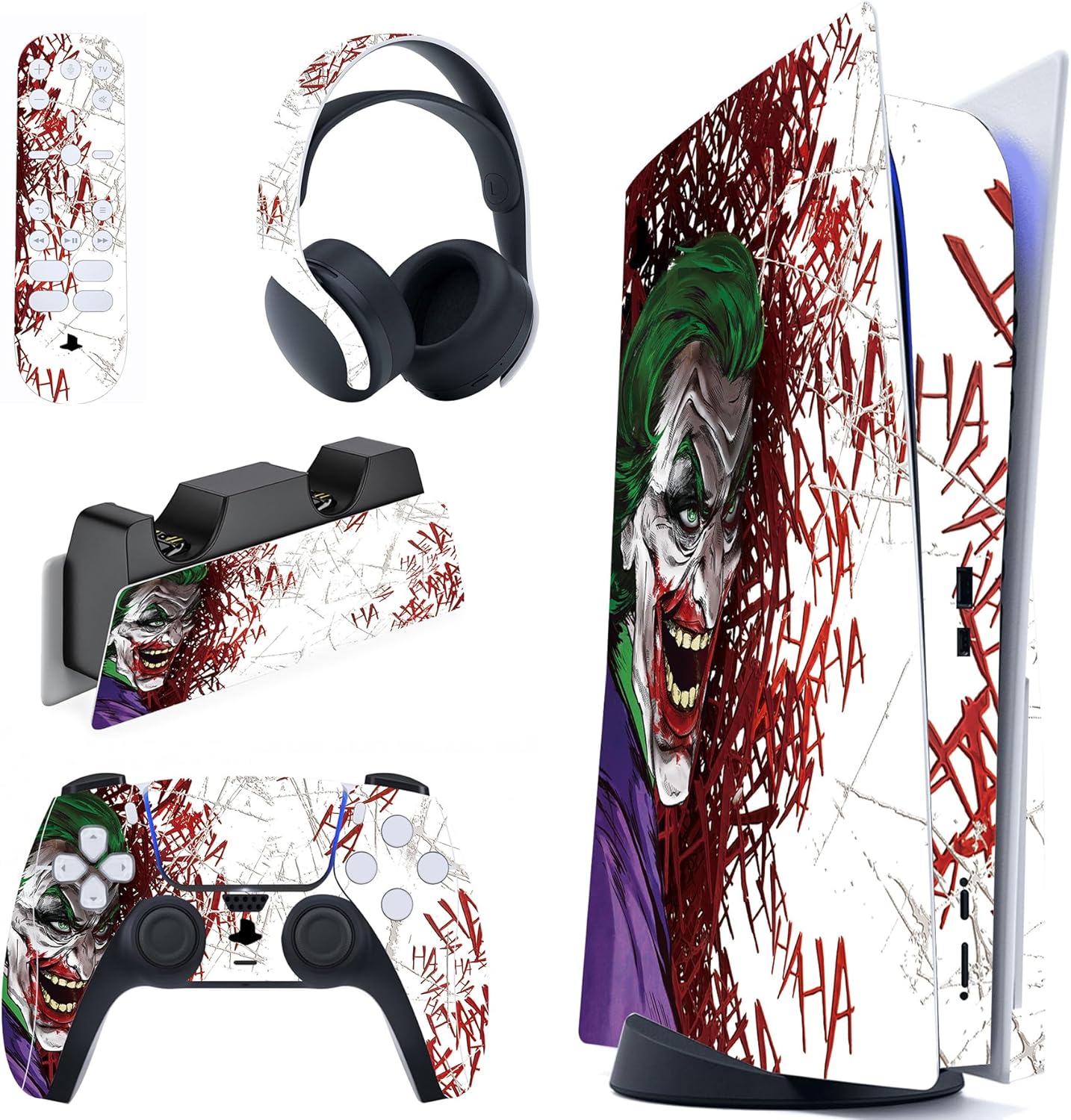 Imagen del producto PlayVital PS5 Clown Hahaha para consola y mando