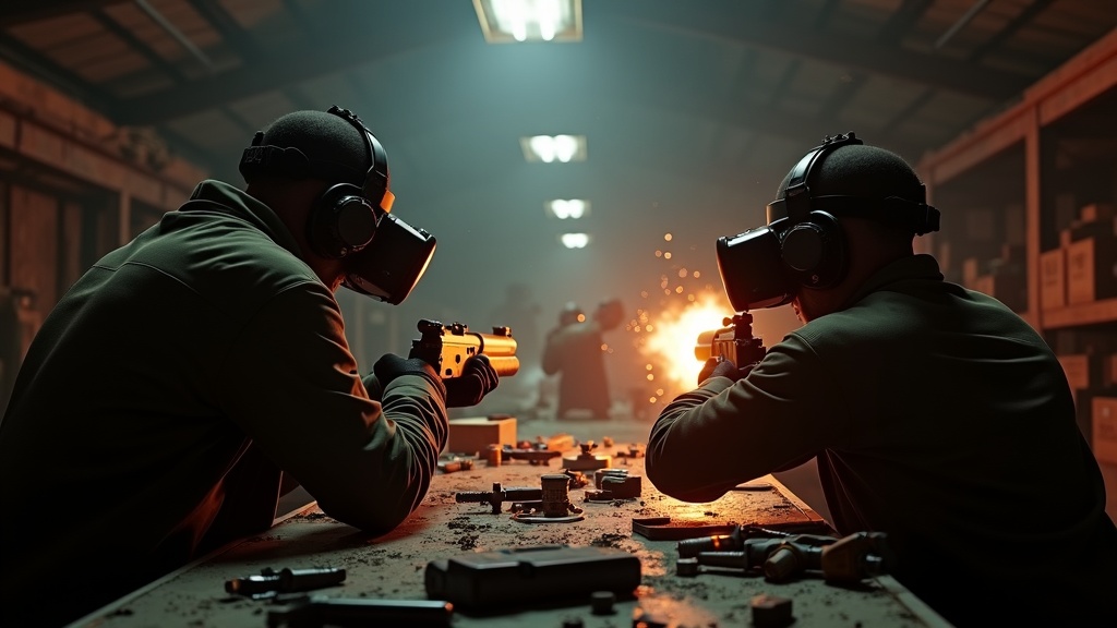 GunX shooter de ensamblaje VR