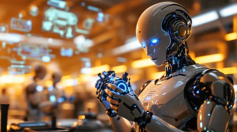 Robots Humanoides Cerebro IA