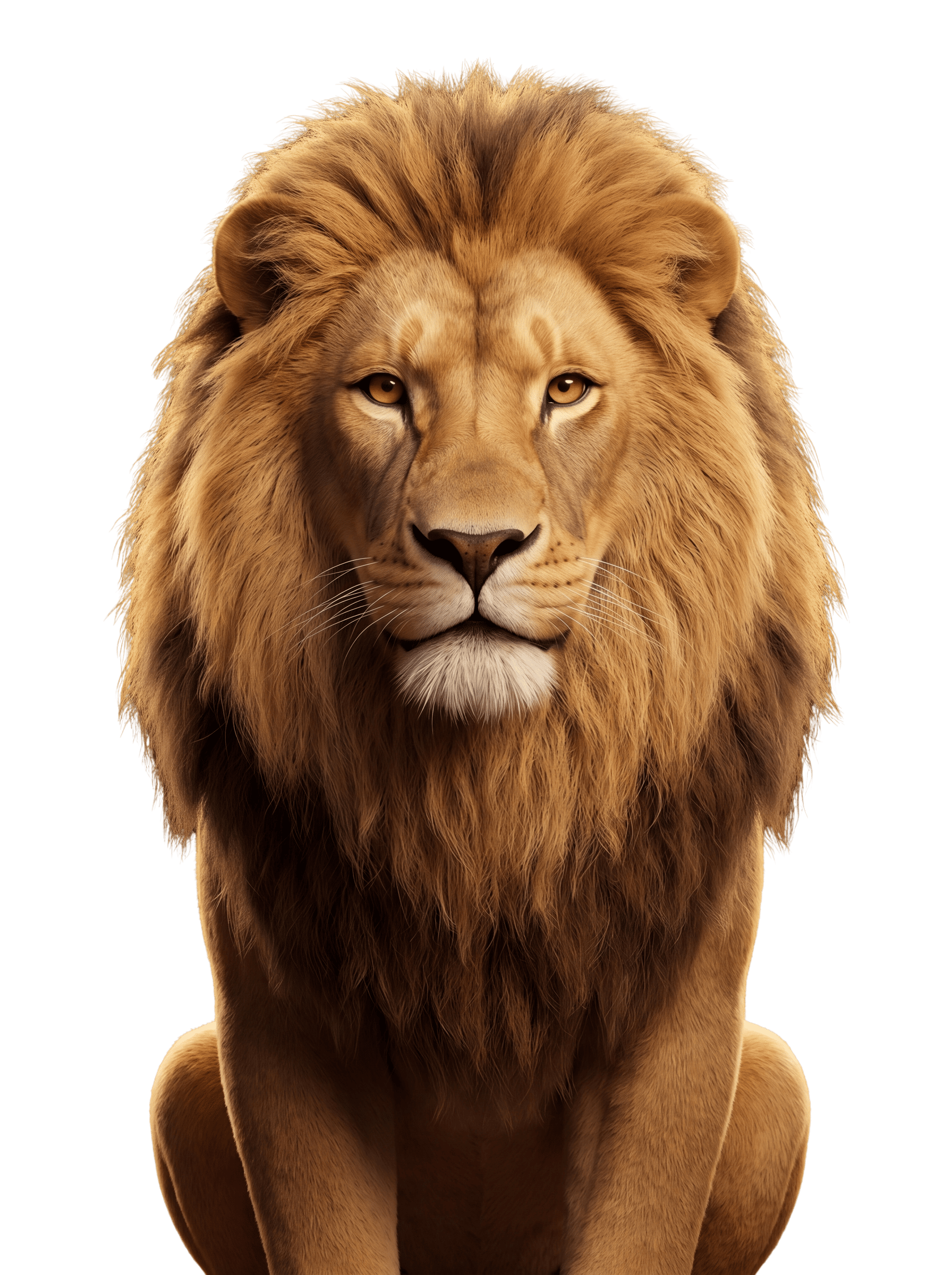 León guardián del santuario