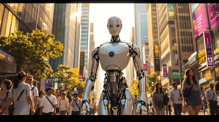 Robot Humanoide Pepe ponente