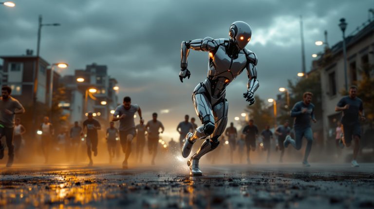 Robot humanoide récord maratón